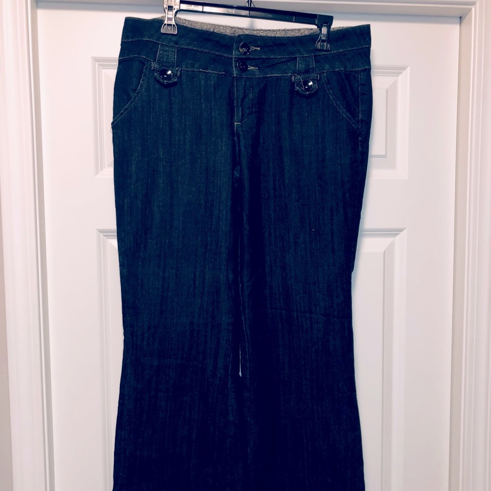 Gently worn - full length boot cut dress jeans